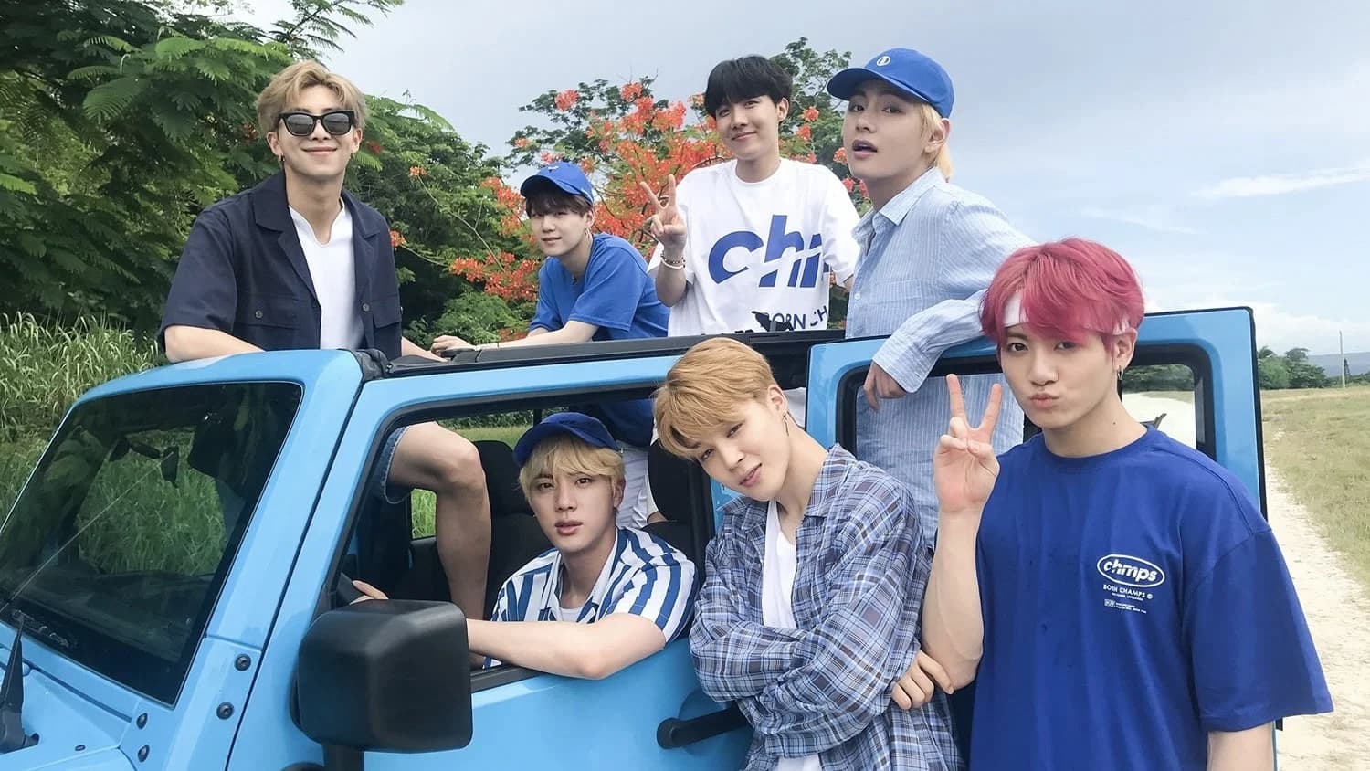 BTS 2018 SUMMER PACKAGE in Saipan backdrop